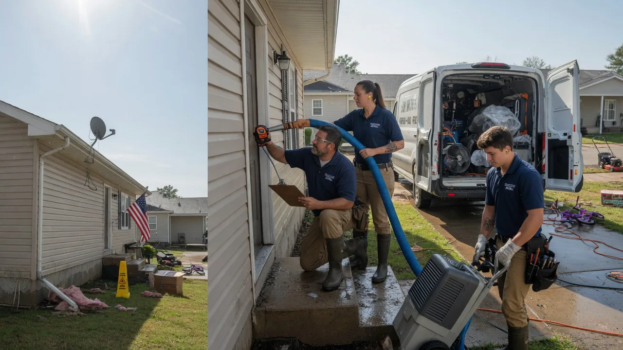 Ceiling Water Damage Restoration in Saint Albans, ME near me